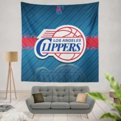 Popular NBA Basketball Club Los Angeles Clippers Tapestry