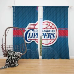 Popular NBA Basketball Club Los Angeles Clippers Window Curtain