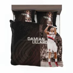 Popular NBA Basketball Player Damian Lillard Bedding Set 1