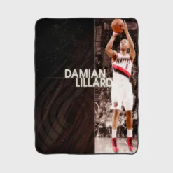 Popular NBA Basketball Player Damian Lillard Fleece Blanket 1