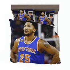 Popular NBA Basketball Player Derrick Rose Bedding Set 1