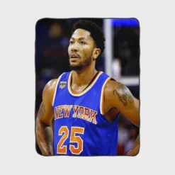 Popular NBA Basketball Player Derrick Rose Fleece Blanket 1