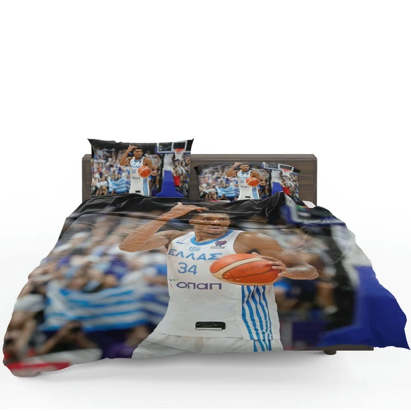 Popular NBA Basketball Player Giannis Antetokounmpo Bedding Set