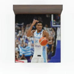 Popular NBA Basketball Player Giannis Antetokounmpo Fitted Sheet