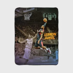 Popular NBA Basketball Player LeBron James Fleece Blanket 1