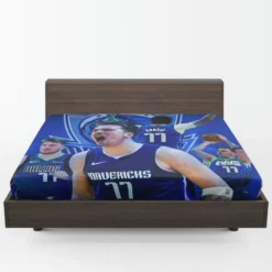 Popular NBA Basketball Player Luka Doncic Fitted Sheet 1