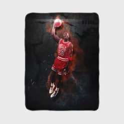 Popular NBA Basketball Player Michael Jordan Fleece Blanket 1