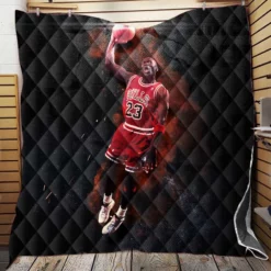 Popular NBA Basketball Player Michael Jordan Quilt Blanket