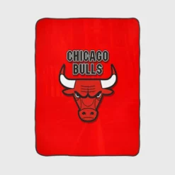 Popular NBA Basketball Team Chicago Bulls Fleece Blanket 1