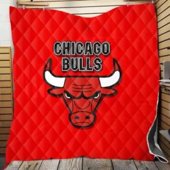 Popular NBA Basketball Team Chicago Bulls Quilt Blanket
