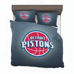 Popular NBA Basketball Team Detroit Pistons Bedding Set 1