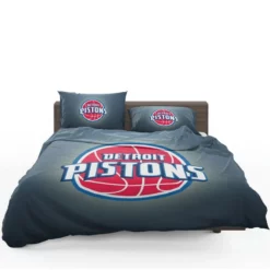 Popular NBA Basketball Team Detroit Pistons Bedding Set