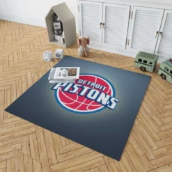 Popular NBA Basketball Team Detroit Pistons Rug 1