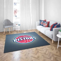 Popular NBA Basketball Team Detroit Pistons Rug 2