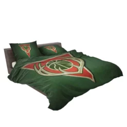 Popular NBA Basketball Team Milwaukee Bucks Bedding Set 2