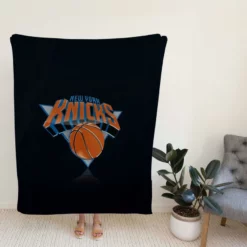 Popular NBA Basketball Team New York Knicks Fleece Blanket