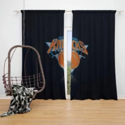 Popular NBA Basketball Team New York Knicks Window Curtain