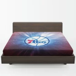 Popular NBA Basketball Team Philadelphia 76ers Fitted Sheet 1