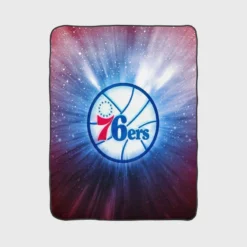 Popular NBA Basketball Team Philadelphia 76ers Fleece Blanket 1