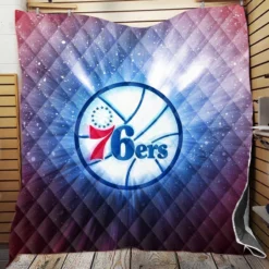 Popular NBA Basketball Team Philadelphia 76ers Quilt Blanket