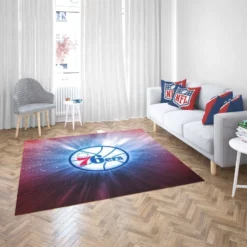 Popular NBA Basketball Team Philadelphia 76ers Rug 2