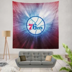 Popular NBA Basketball Team Philadelphia 76ers Tapestry