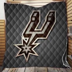 Popular NBA San Antonio Spurs Logo Quilt Blanket