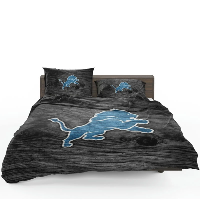 Popular NFL American Football Team Detroit Lions Bedding Set