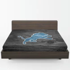 Popular NFL American Football Team Detroit Lions Fitted Sheet 1