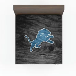 Popular NFL American Football Team Detroit Lions Fitted Sheet