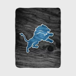 Popular NFL American Football Team Detroit Lions Fleece Blanket 1