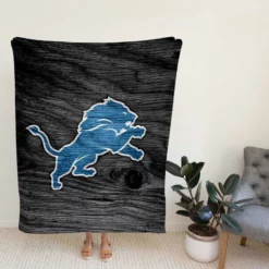 Popular NFL American Football Team Detroit Lions Fleece Blanket