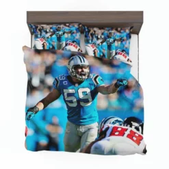 Popular NFL Football Player Luke Kuechly Bedding Set 1