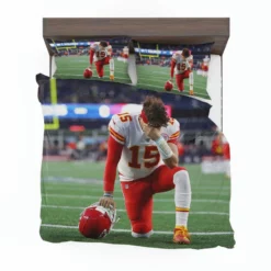 Popular NFL Football Player Patrick Mahomed Bedding Set 1