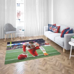 Popular NFL Football Player Patrick Mahomed Rug 2