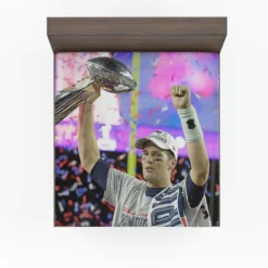 Popular NFL Footballer Tom Brady Fitted Sheet