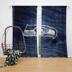 Popular NFL Team Seattle Seahawks Window Curtain