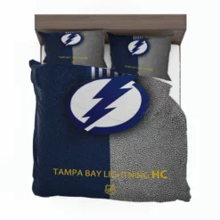 Popular NHL Hockey Club Tampa Bay Lightning Bedding Set 1