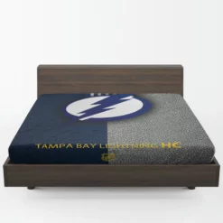 Popular NHL Hockey Club Tampa Bay Lightning Fitted Sheet 1