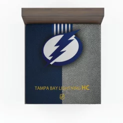 Popular NHL Hockey Club Tampa Bay Lightning Fitted Sheet