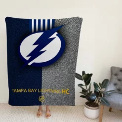 Popular NHL Hockey Club Tampa Bay Lightning Fleece Blanket