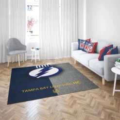 Popular NHL Hockey Club Tampa Bay Lightning Rug 2