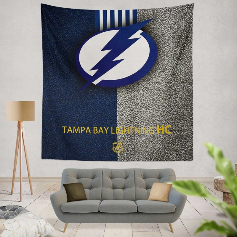 Popular NHL Hockey Club Tampa Bay Lightning Tapestry