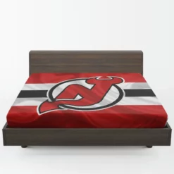 Popular NHL Hockey Team New Jersey Devils Fitted Sheet 1