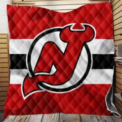Popular NHL Hockey Team New Jersey Devils Quilt Blanket