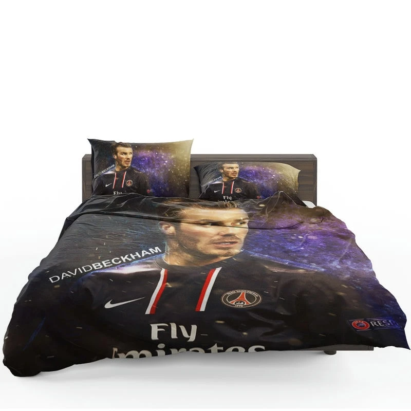 Popular PSG Football Player David Beckham Bedding Set