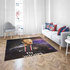 Popular PSG Football Player David Beckham Rug 2