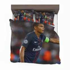 Popular PSG Football Player Thiago Silva Bedding Set 1