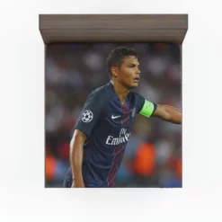 Popular PSG Football Player Thiago Silva Fitted Sheet