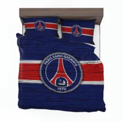 Popular Paris Soccer Team PSG Logo Bedding Set 1